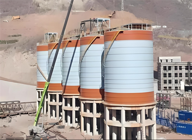 阳曲高架钢板仓